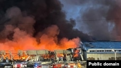 Жарылуу болгон кампа.