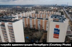 Blocuri noi în Mariupol, 2023.