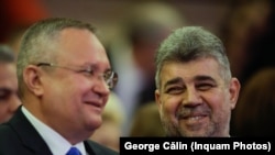 Liderul PNL, Nicolae Ciucă și liderul PSD, Marcel Ciolacu, pe vremea când Coaliția funcționa.