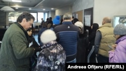 Coadă la Casa de Sănătate a Municipiului București, februarie 2024