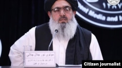 مولوی جلال که به تازگی سرپرست وزارت صحت عامه تعیین شده است. 