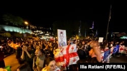 Բողոք «օտարերկրյա գործակալի» օրինագծի դեմ Թբիլիսի, 24 ապրիլի, 2024թ.