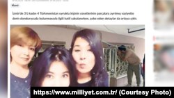 Түркиянын Milliyet басылмасы жарыялаган сүрөт.