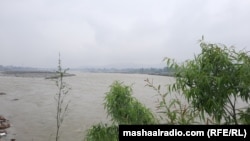 په سوات کې د بارانونو له وجې په سیندونو کې د اوبو کچه لوړه شوې ده ـ د اپرېل ۲۷مې انځور.