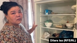 „Nu ne putem permite să închiriem un loc care să aibă baie”, spune Gavhar Aibekova.