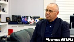 Kryetari i Federatës së Futbollit të Kosovës, Agim Ademi.