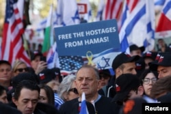 Произраильская демонстрация рядом с кампусом Колумбийского университета