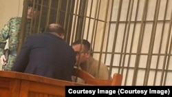 Владимир Кадария сот залында. 
