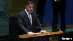 Pakistani acting Prime Minister Anwar ul-Haq Kakar (file photo)