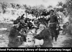 Tbilisiniň golaýyndaky Norio obasynda baýramçylyk