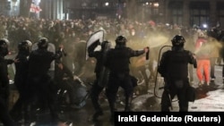 საპროტესტო აქცია რუსთაველის გამზირზე ე.წ. უცხოეთის აგენტების შესახებ კანონპროექტის წინააღმდეგ. 8 მარტი, 2023 წელი