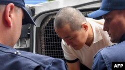 Do Kvon prilikom dolaska u Viši Sud u Podgorici, 16. jun 2023.