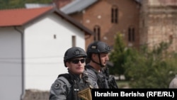 Kосовска полиција во Звечан (архива)