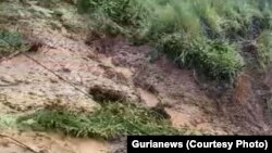 მეწყერი გურიაში 