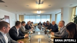 Sastanak ministra energetike i rudarstva Republike Srpske Petra Đokića sa predstavnicima uprave Elektroprivrede RS i termoelektrane Ugljevik, Banjaluka, 14. februar 2024.