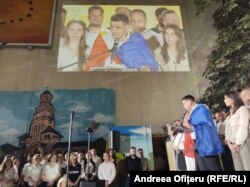 Scenă de la AUR la aflarea rezultatelor de la exit-poll.