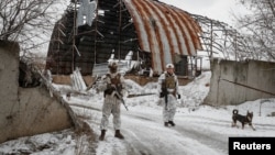 تصویر آرشیف: سربازان اوکراینی 