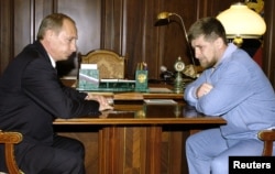 ვლადიმირ პუტინი და რამზან კადიროვი, 2004 წ.