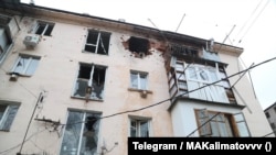 Последствия штурма в Карабулаке, в котором был убит троюродный брат Загиева Амирхан Гуражев, 3 марта 2024 года