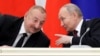 Азербайжандын жана Орусиянын президенттери Илхам Алиев менен Владимир Путин. Архив