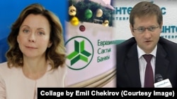 Евгения Судец и Владимир Андросик, коллаж.