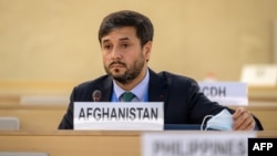 نصیر احمد اندیشه نماینده افغانستان در سازمان ملل متحد. 