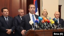 Goran Selak na konferenciji za medije u Istočnom Sarajevo, BiH, 20.6.2023.