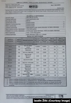 Analize kvalitete vode pokazalo prisustvo teških metala u rijeci Bioštici.