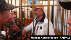 Олжобай Шакир в зале суда. 18 сентября 2023 года. 