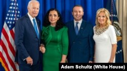 Kosovo - President Joe Biden and First Lady Jill Biden participate in a photo line with leaders attending the United Nations General Assembly, Tuesday, September 19, 2023