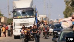 باشنده های غزه در حال فرار از بخش شمالی شهر اند 