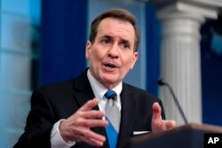 John Kirby a declarat că președintele Joe Biden lucrează la o soluție diplomatică pentru Orientul Mijlociu.