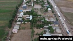 Ноокен районундагы айылдардын бирин каптаган сел. 21-июнь, 2024-жыл.