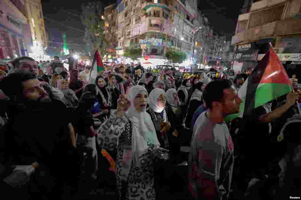 Një tjetër pamje e protestuesve në Bejrut.&nbsp;
