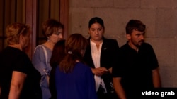 Կիրանցիները դուրս են գալիս վարչապետի հետ հանդիպումից, Երևան, 29-ը ապրիլի, 2024թ.