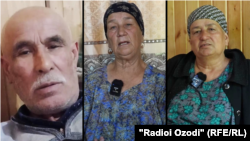 На фото: Шарифджон Ашуров, Дилором Ашурова и Шарифа Холматова (Ашурова)