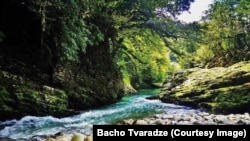 ბალდის კანიონი სამშენებლო სამუშაოების დაწყებამდე.