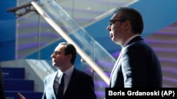 Premijer Kosova na dužnosti Aljbin Kurti i predsednik Srbije Aleksandar Vučić (foto-arhiv)