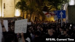 Վրաստան- Ակցիաներ «Օտարերկրյա ազդեցության թափանցիկության մասին» օրինագծի ընդունման դեմ Թբիլիսիում