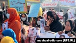 بلوڅانو د نومبر میاشتې راهیسې له تربته احتجاج پیل کړی دی ـ د ډېسېمبر ۲۰مې انځور.