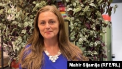 Teuta Sahatqija, bivša zastupnica, ambasadorica, generalni konzul Kosova u Njujorku i zamjenica ministra vanjskih poslova. Sarajevo, 5. oktobar 2023.