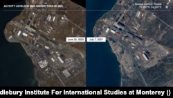 In 2023 satellite imagery provided to RFE/RL, significant new construction of buildings and other structures is seen at a location on Novaya Zemlya, a remote Arctic island used frequently by Russia to conduct nuclear weapons tests.