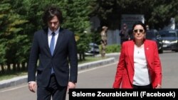 ირაკლი კობახიძე და სალომე ზურაბიშვილი