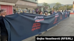 Bojazan da bi kritičari vlasti mogli biti proglašeni "neprijateljima RS", protest u Banjaluci zbog najave zakona o "stranim agentima", 24. oktobar 2024.