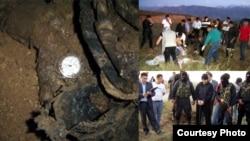 Шаботоевдин көмүлгөн жери аныкталган учурда тартылган сүрөттөр.