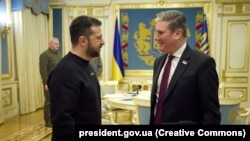 Кир Стармер жана Владимир Зеленский. Архив.