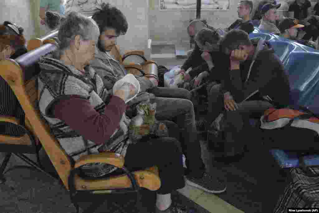 Ukrainian authorities&nbsp;said&nbsp;tens of thousands of people had evacuated. Within hours, water levels had already risen by 10 to 12 meters, they added.