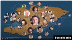 Связи Матраимова. Скриншот с видеорасследования. 