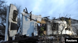 რუსეთის საავიაციო იერიშის შედეგად განადგურდა უკრაინელი პოლიტიკური მოღვაწის, რომან შუხევიჩის მემორიალური მუზეუმი. ლვოვი, 2024 წლის 1 იანვარი