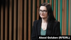 Cristina Gherasimov, viceprim-ministra pentru integrare europeană și negocietoarea-șefă a R.Moldova în procesul de aderarea la UE, în studioul Europei Libere.